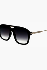J.HOFFMAN'S Reina Sunglasses- Matte Black/ Smoke Fade