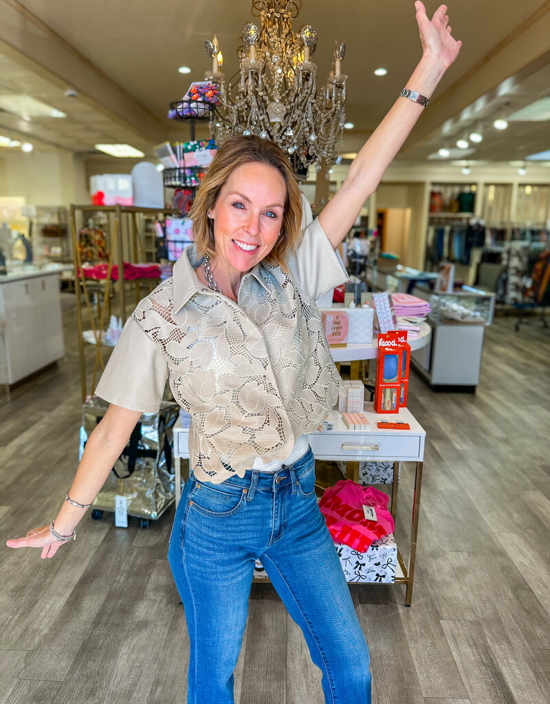 J.HOFFMAN'S Edge Top- Beige