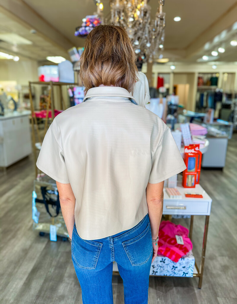 J.HOFFMAN'S Edge Top- Beige