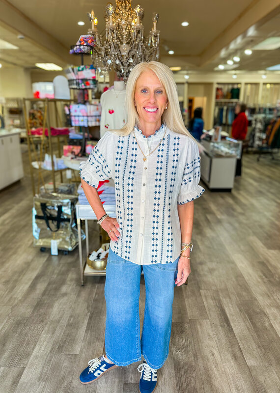 J.HOFFMAN'S Rows Top- Ivory