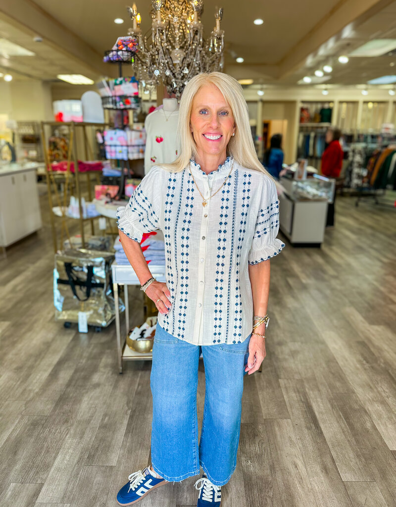 J.HOFFMAN'S Rows Top- Ivory