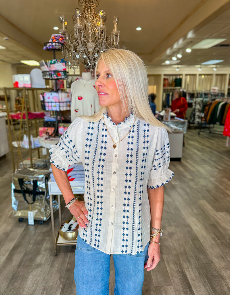 J.HOFFMAN'S Rows Top- Ivory