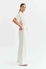 J.HOFFMAN'S Madison MidRise Wide Leg- Milkshake