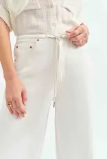 J.HOFFMAN'S Madison MidRise Wide Leg- Milkshake