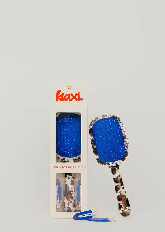 J.HOFFMAN'S Scalp to Ends Brush- Cow Print