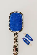 J.HOFFMAN'S Scalp to Ends Brush- Cow Print