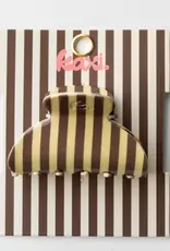 J.HOFFMAN'S Girlhood Midi Claw- Striped Brown