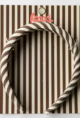 J.HOFFMAN'S Girlhood Striped Skinny Padded Headband