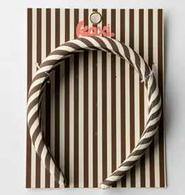 J.HOFFMAN'S Girlhood Striped Skinny Padded Headband