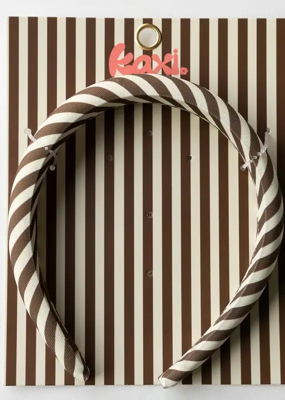 J.HOFFMAN'S Girlhood Striped Skinny Padded Headband