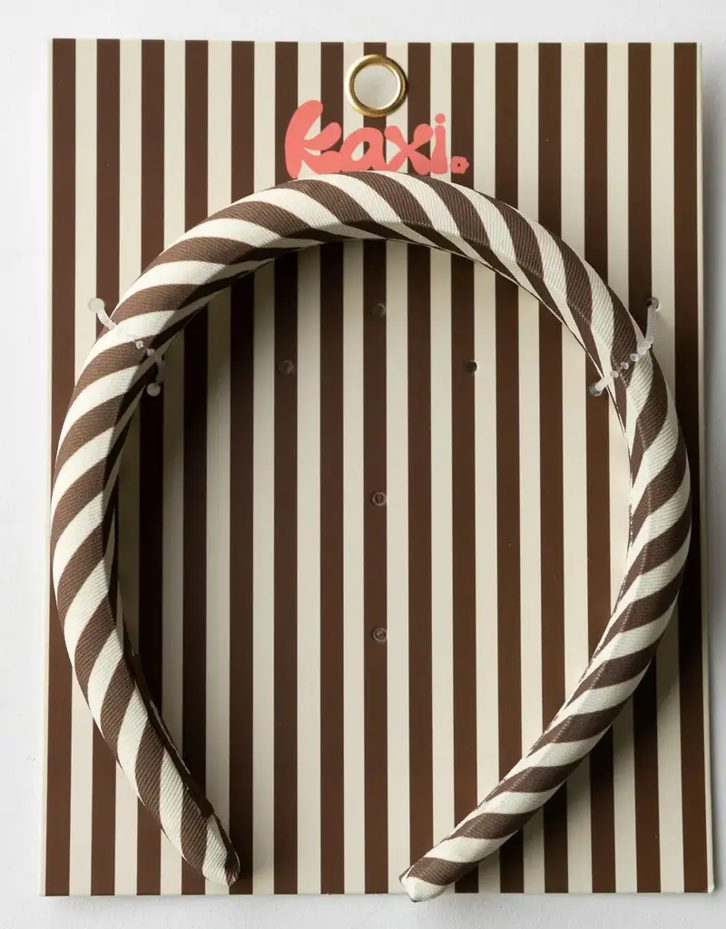 J.HOFFMAN'S Girlhood Striped Skinny Padded Headband