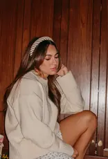 J.HOFFMAN'S Girlhood Striped Skinny Padded Headband