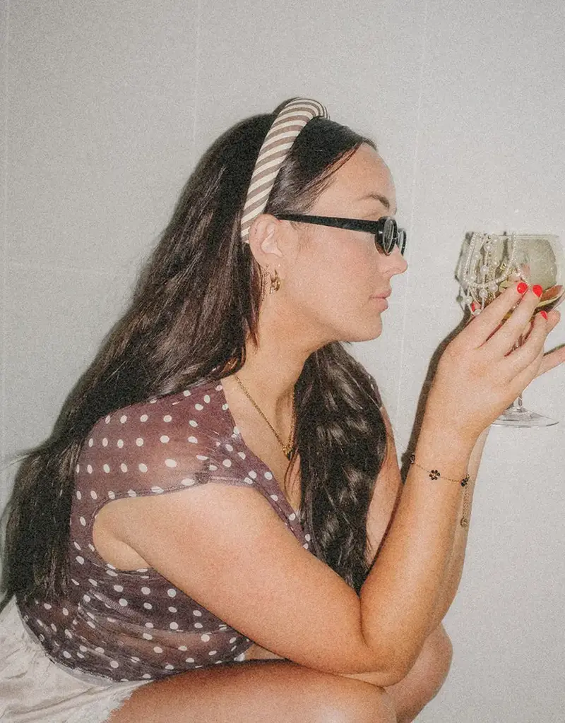 J.HOFFMAN'S Girlhood Striped Skinny Padded Headband