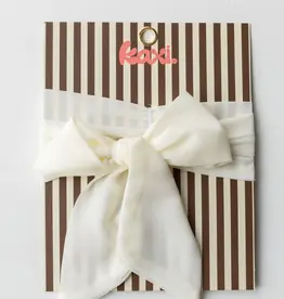 J.HOFFMAN'S Girlhood Hair Scarf- Cream