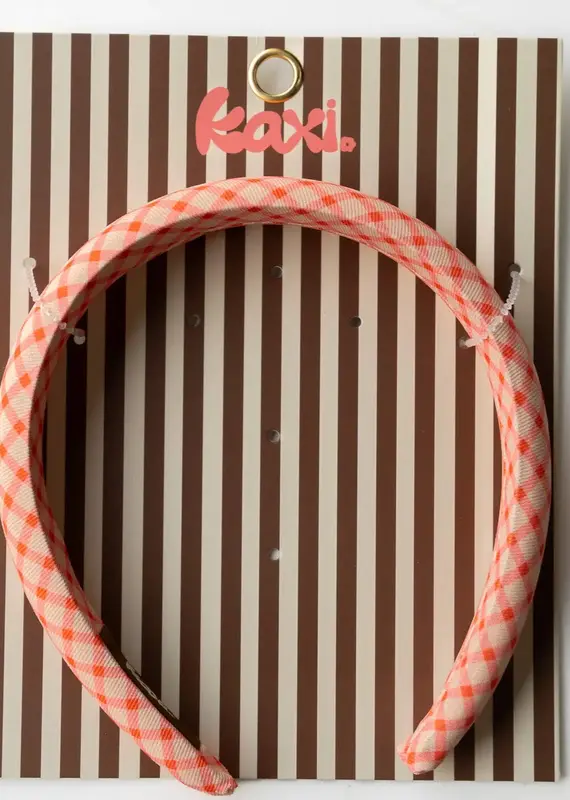 J.HOFFMAN'S Girlhood Plaid Skinny Padded Headband