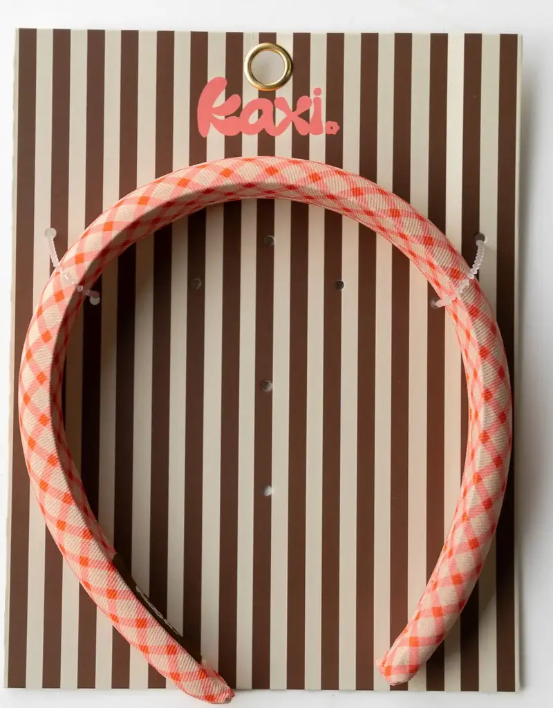 J.HOFFMAN'S Girlhood Plaid Skinny Padded Headband