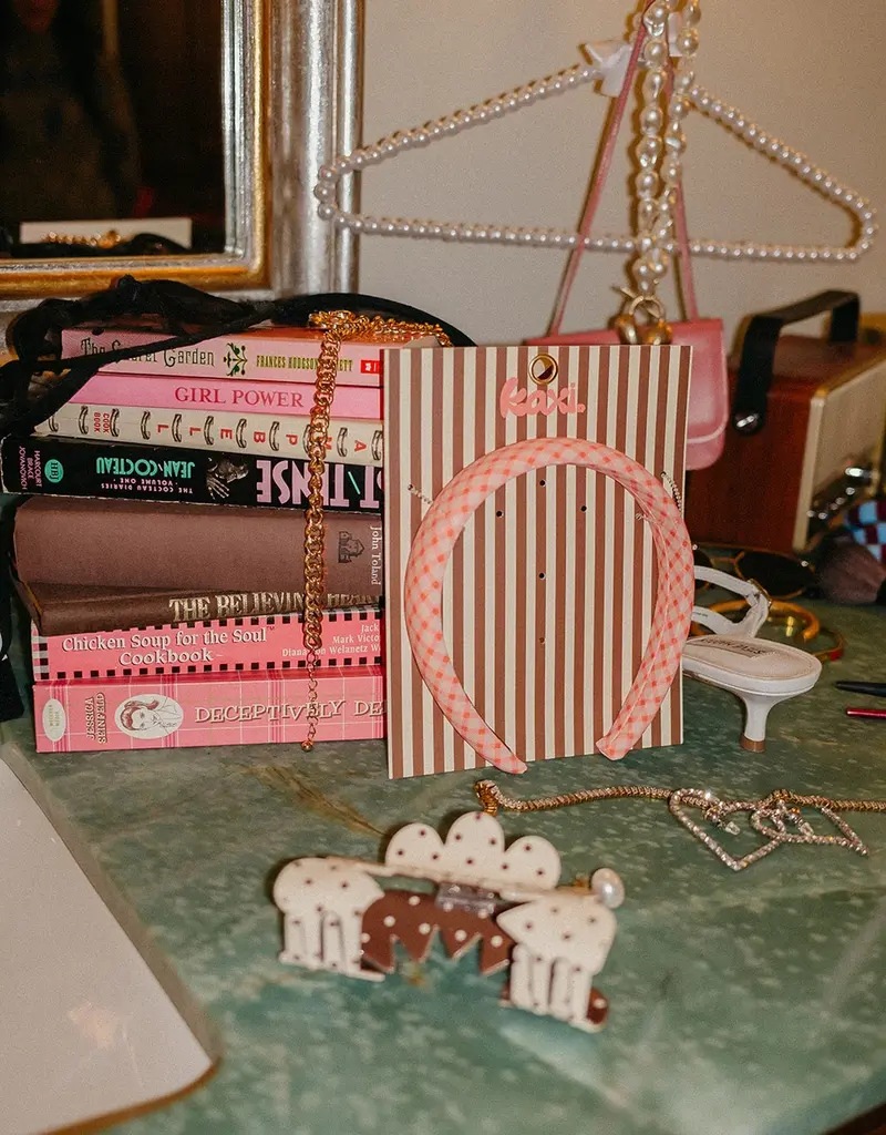 J.HOFFMAN'S Girlhood Plaid Skinny Padded Headband