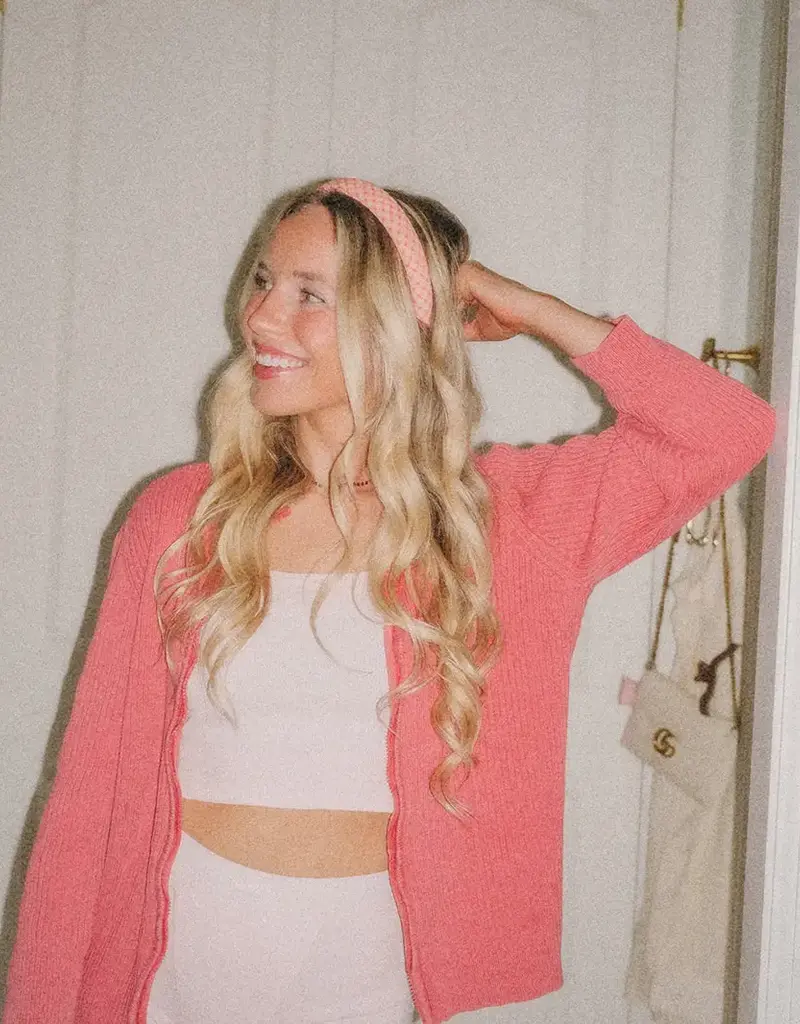 J.HOFFMAN'S Girlhood Plaid Skinny Padded Headband