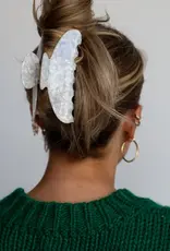 J.HOFFMAN'S Oversized Claw- Cream Pearl