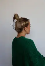 J.HOFFMAN'S Oversized Claw- Cream Pearl