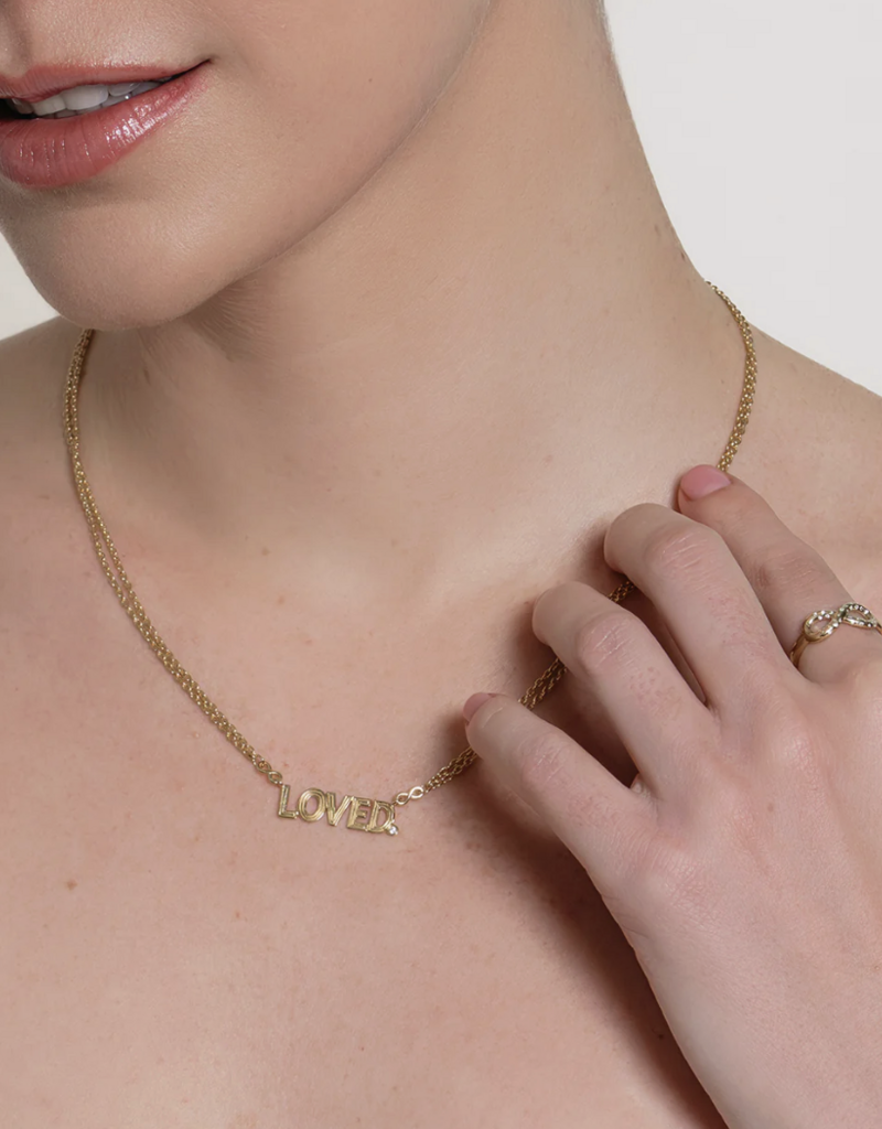 J.HOFFMAN'S Loved Necklace in Gold