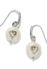 One Heart Pearl French Wire