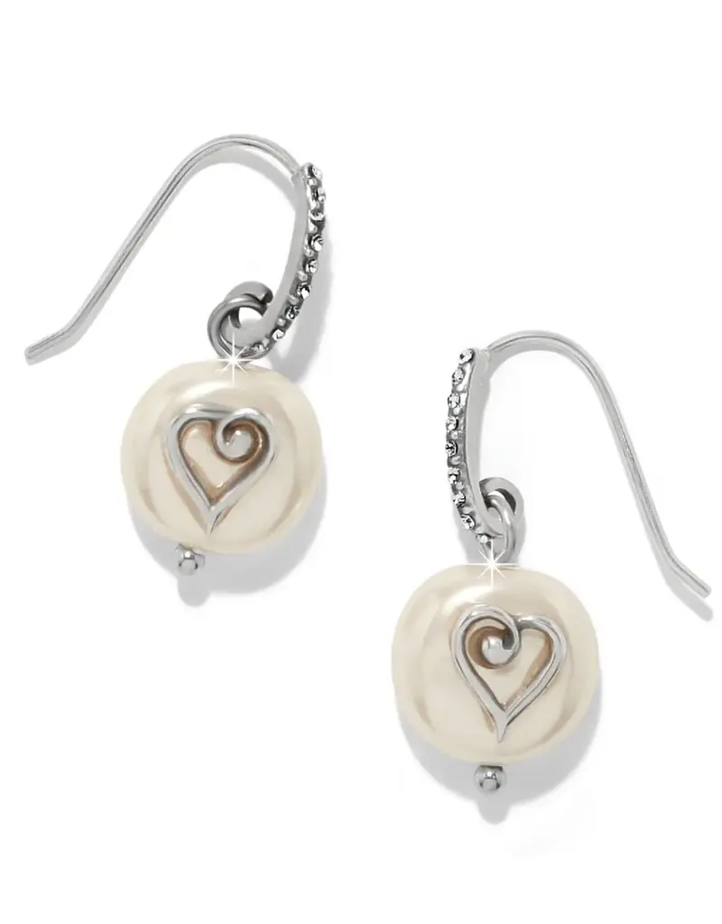 One Heart Pearl French Wire