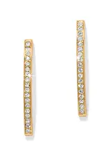 Meridian Geo Bar Post Earring in Gold