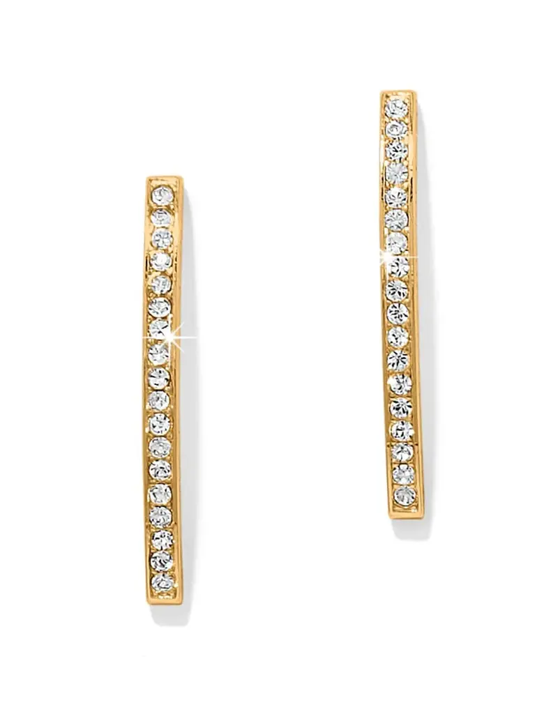 Meridian Geo Bar Post Earring in Gold