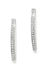 Meridian Geo Bar Post Earring in Silver