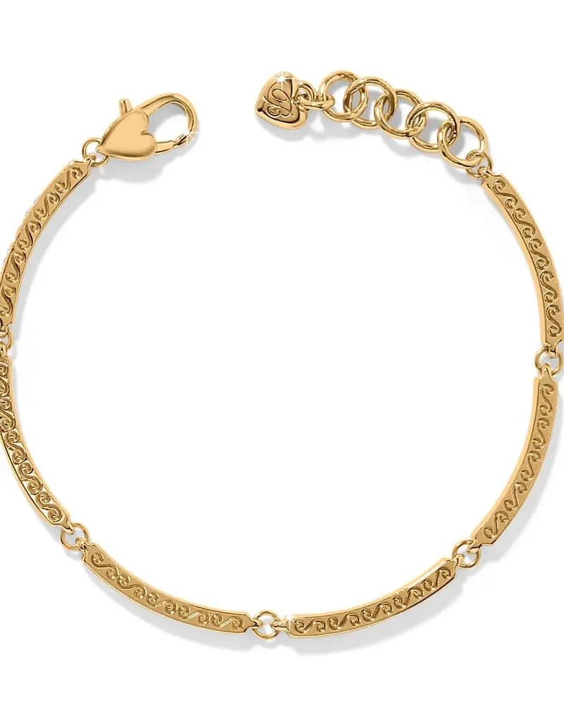 Meridian Geo Bar Bracelet in Gold