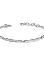Meridian Geo Bar Bracelet in Silver