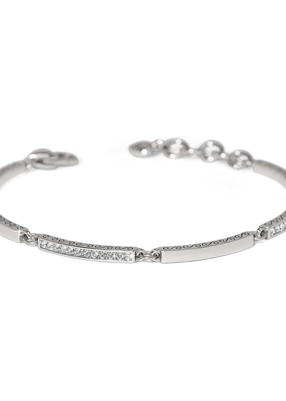 Meridian Geo Bar Bracelet in Silver