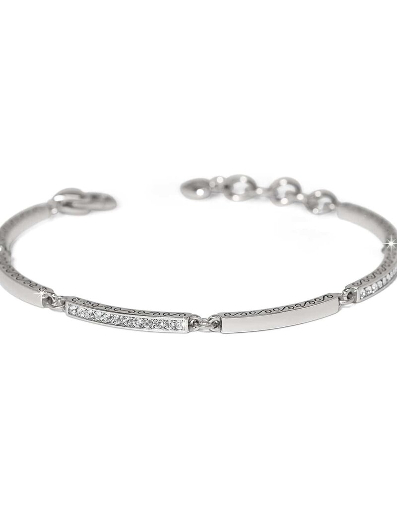 Meridian Geo Bar Bracelet in Silver