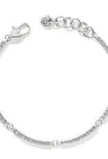 Meridian Geo Bar Bracelet in Silver