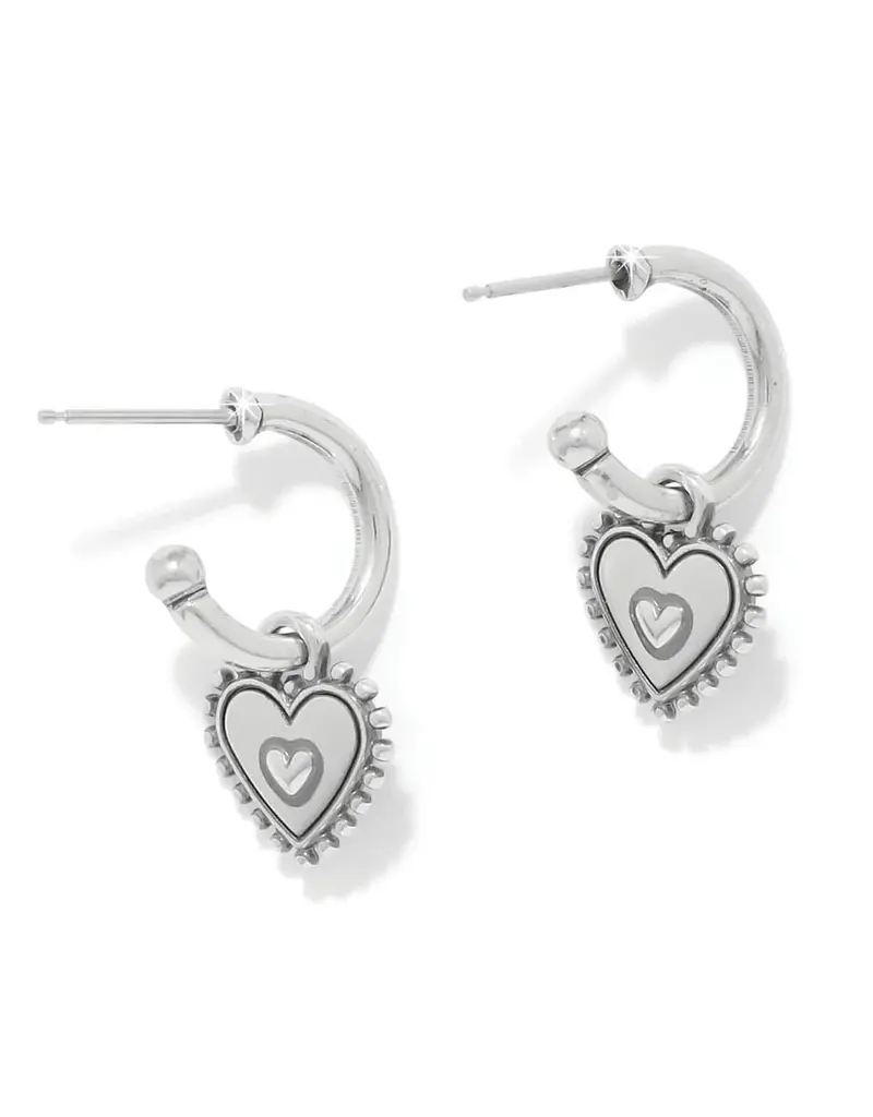 Pretty Tough Amour Heart Post Drop