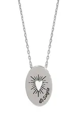 Love Messages B Simple Necklace