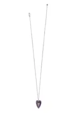 Love Messages B You Necklace in Amethyst