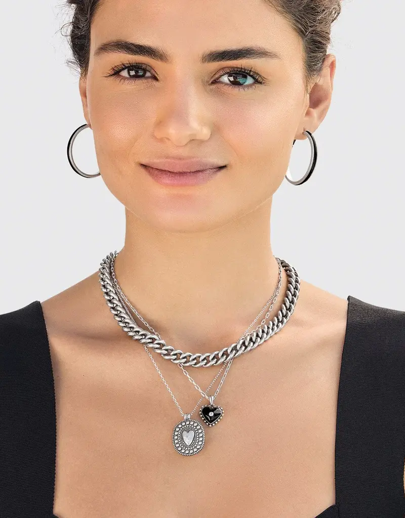 Pretty Tough Amour Heart Necklace