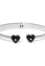 Pretty Tough Amour Heart Open Hinges Bangle