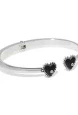 Pretty Tough Amour Heart Open Hinges Bangle