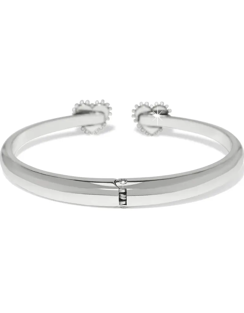 Pretty Tough Amour Heart Open Hinges Bangle