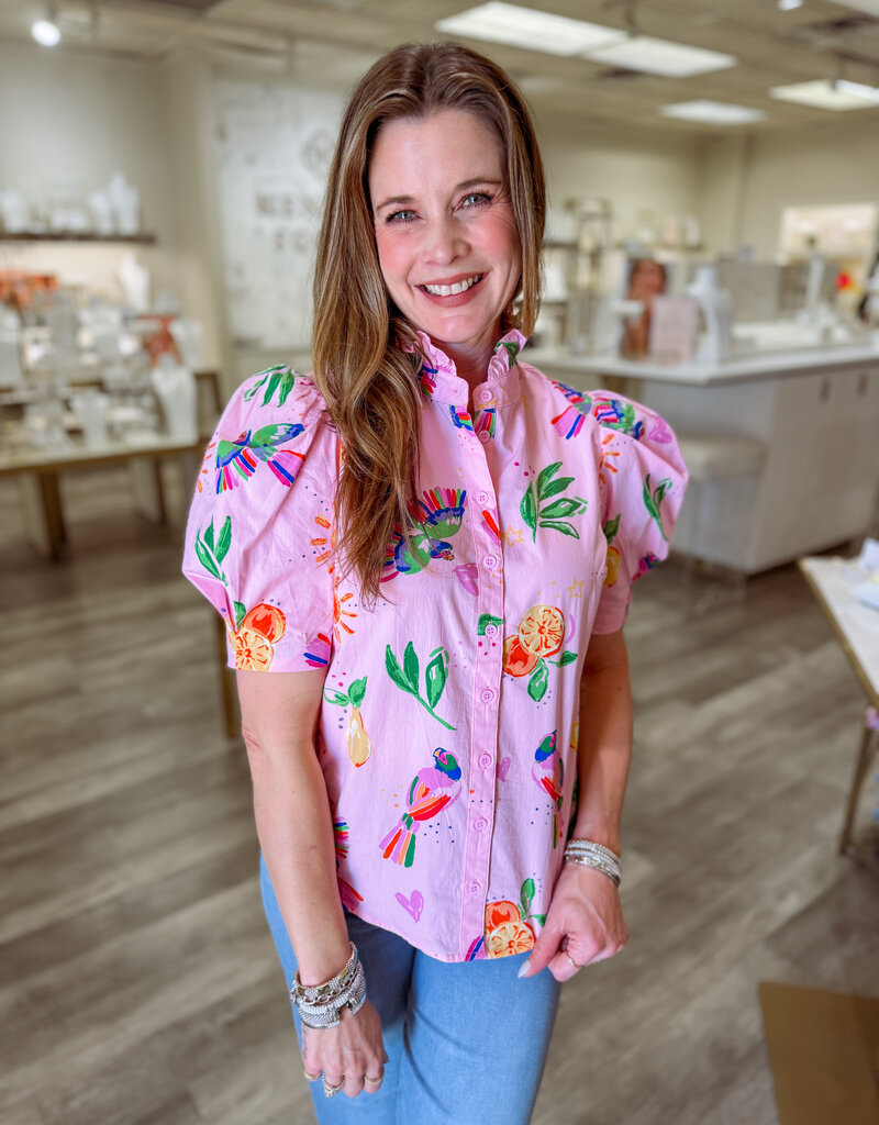 J.HOFFMAN'S Fruity Toucan Top