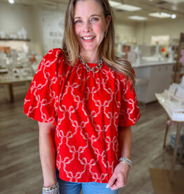 J.HOFFMAN'S Campbell Top- Bow & Behold