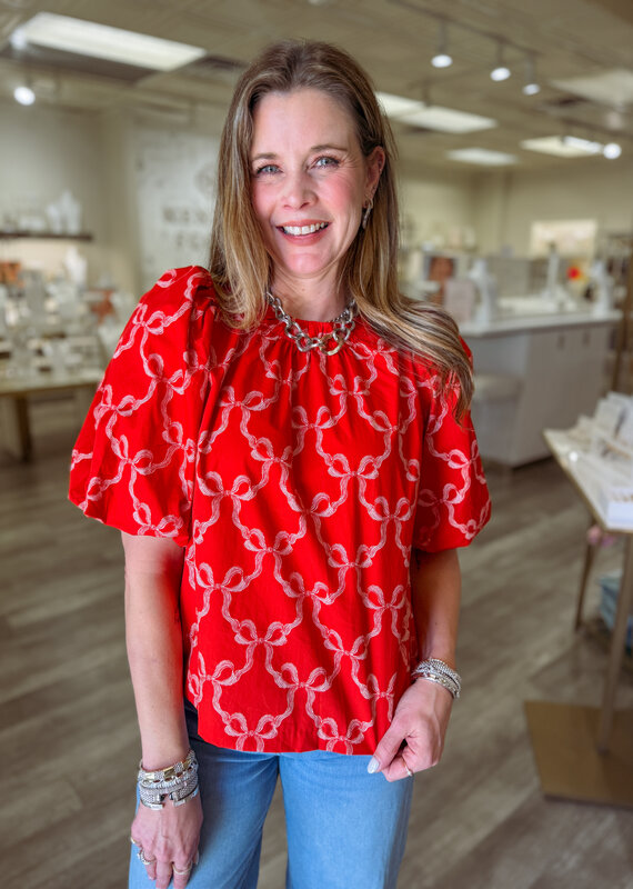 J.HOFFMAN'S Campbell Top- Bow & Behold