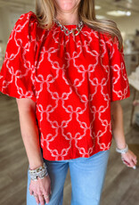 J.HOFFMAN'S Campbell Top- Bow & Behold