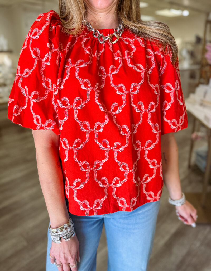 J.HOFFMAN'S Campbell Top- Bow & Behold