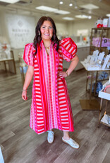 J.HOFFMAN'S Hampton Dress- Peach Jubilee