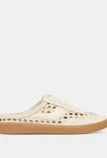 J.HOFFMAN'S Stella Woven Slide- Off White