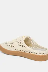 J.HOFFMAN'S Stella Woven Slide- Off White